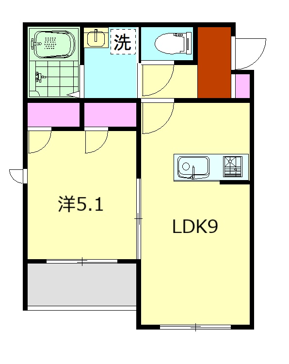 緑壱番館katumiの間取り