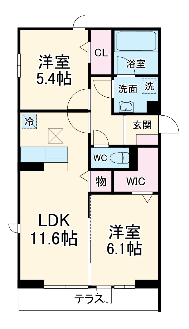 ハイネス妙典の間取り