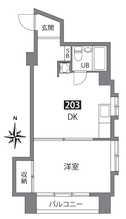 桜橋ハイムの間取り