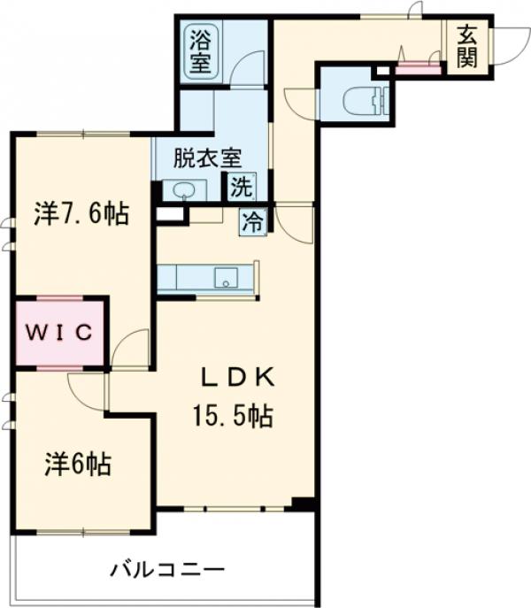 ウィズプラス三鷹の間取り