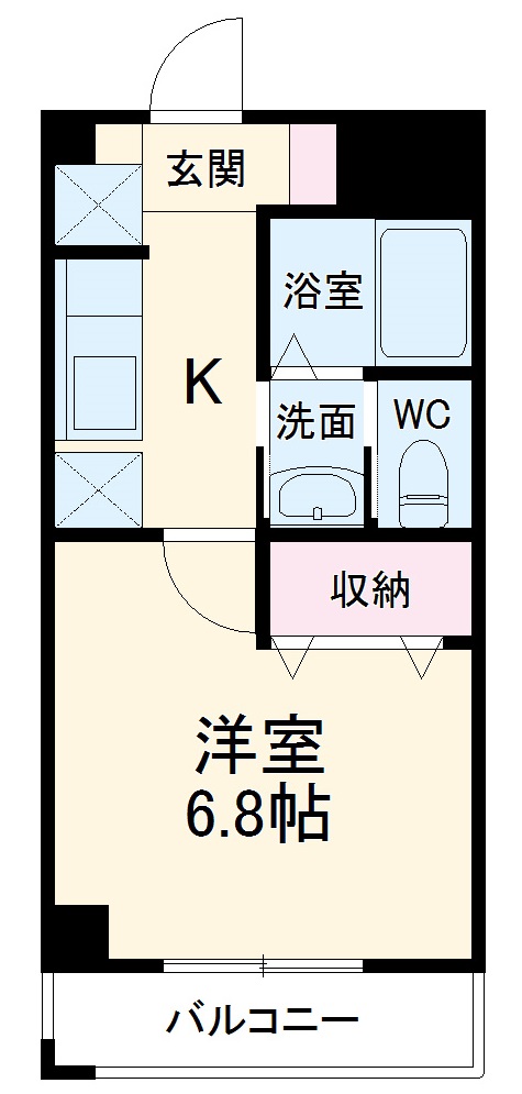 アルジェンリシェ登戸の間取り
