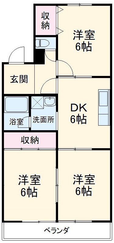 サンバレー本林の間取り
