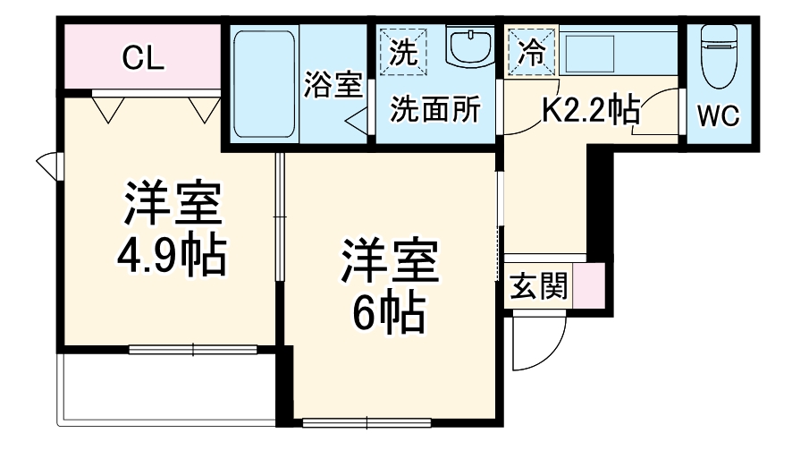 フィカーサ山手の間取り