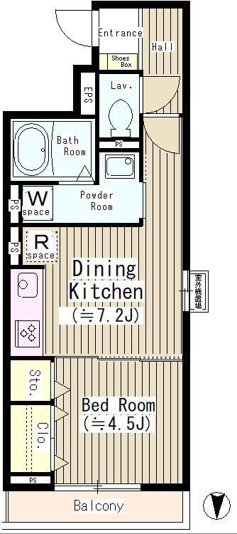 ヒルズ・アビーロード・王子神谷の間取り