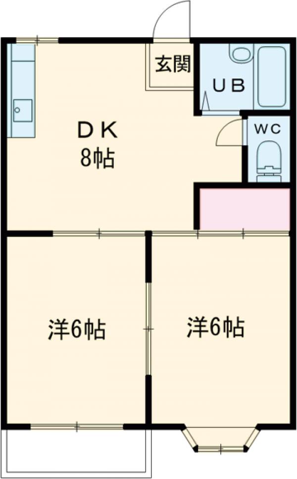 ハイツフェルテの間取り