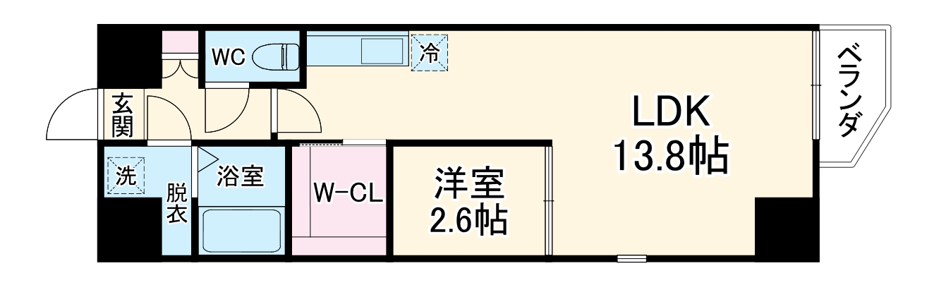 ONLYONE池田新町の間取り