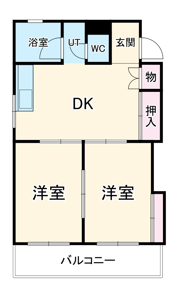 カーサバレンシア豊明の間取り