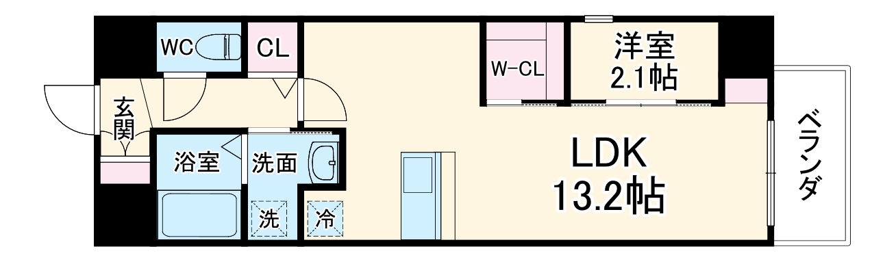 ONLYONE池田新町の間取り