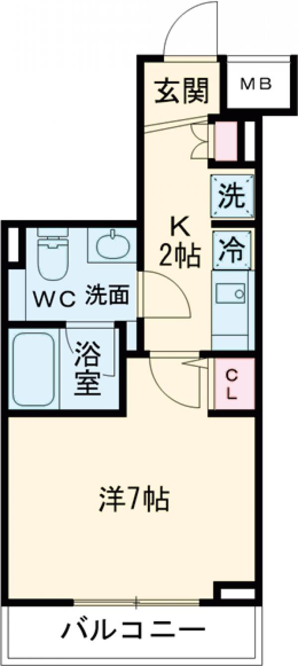 プレミアムキューブ大岡山の間取り