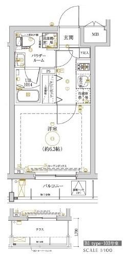 LUMEED横濱山手の間取り
