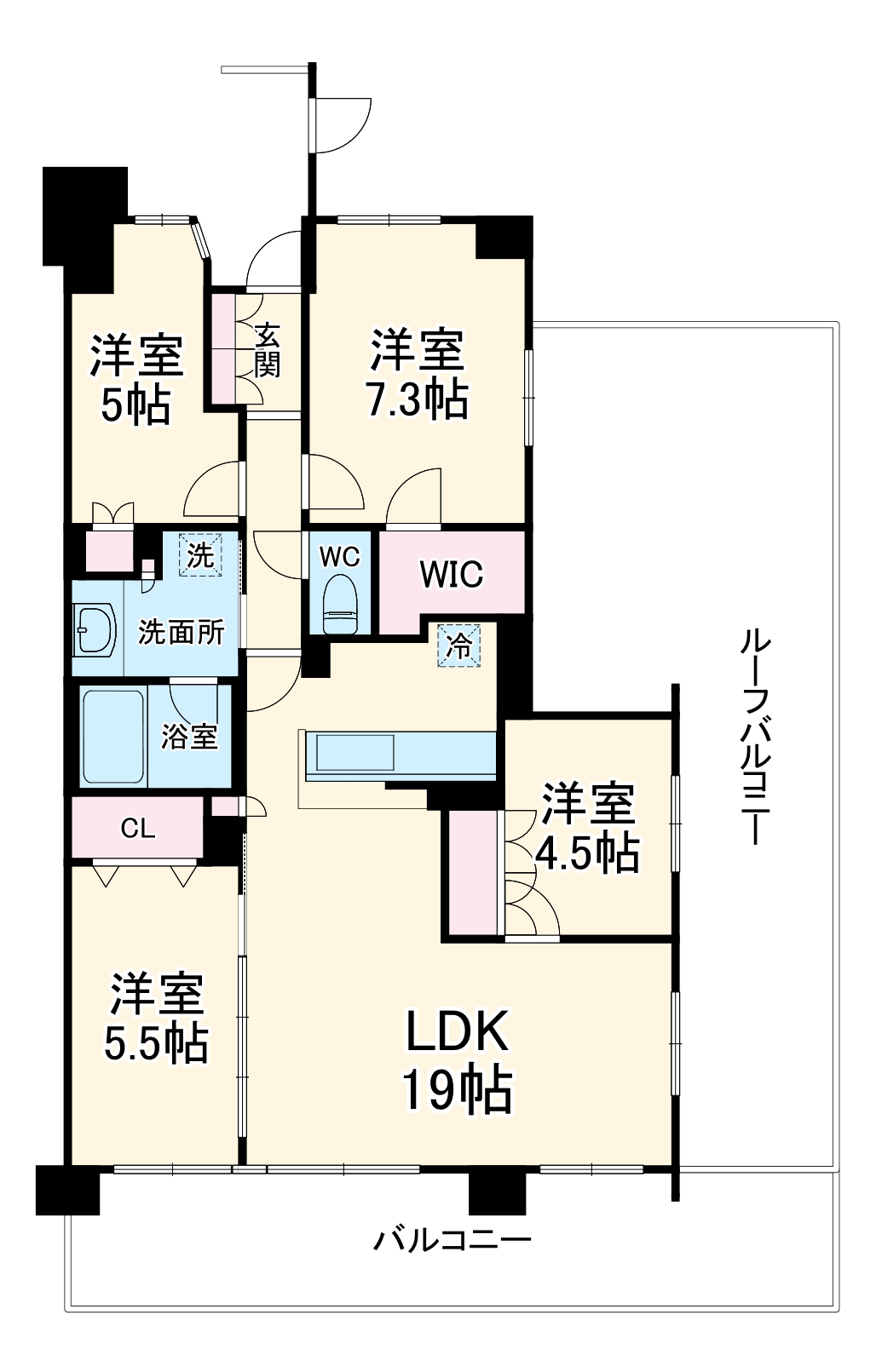 ザ・パークハウス南行徳レジデンスの間取り