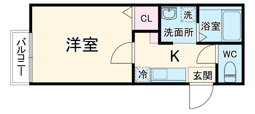 アクロ七里の間取り