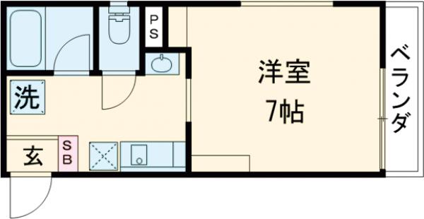 ネクストライフ太秦天神川の間取り