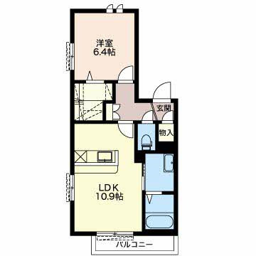 ラサーナ桂の間取り