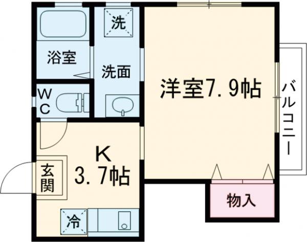 フォレストメゾンNAKANISHIの間取り