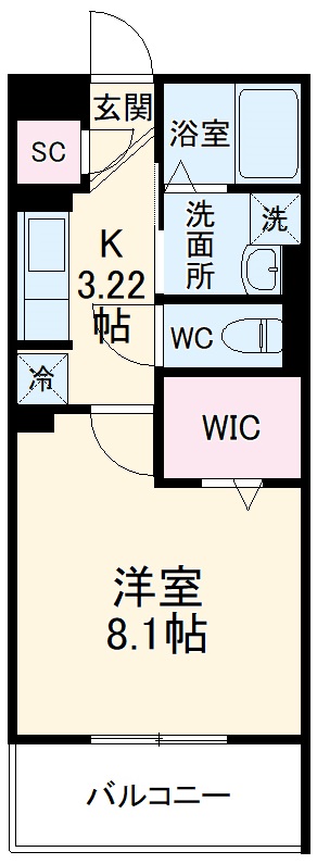 レーヴ・シェソワの間取り