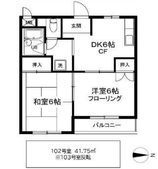 21サンハイムの間取り