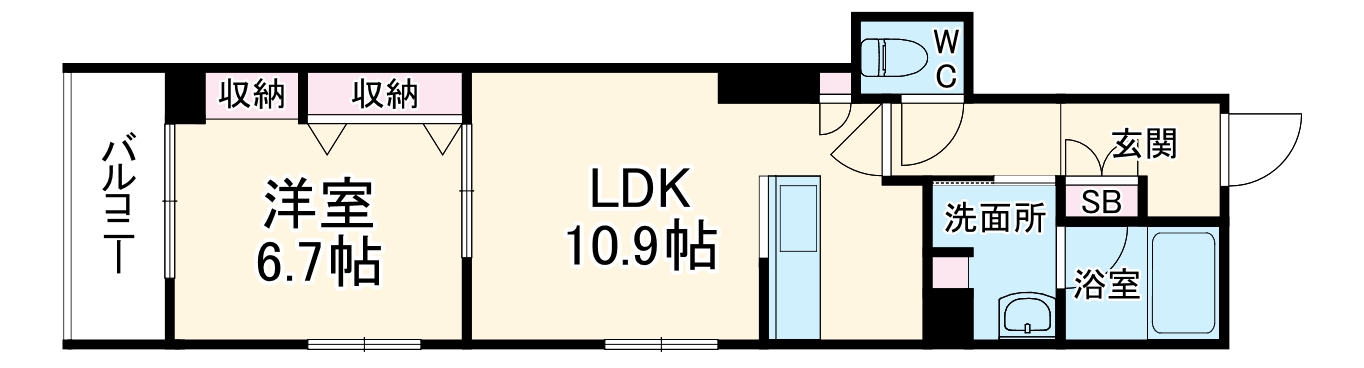 フェリシアガーデン茅ヶ崎の間取り