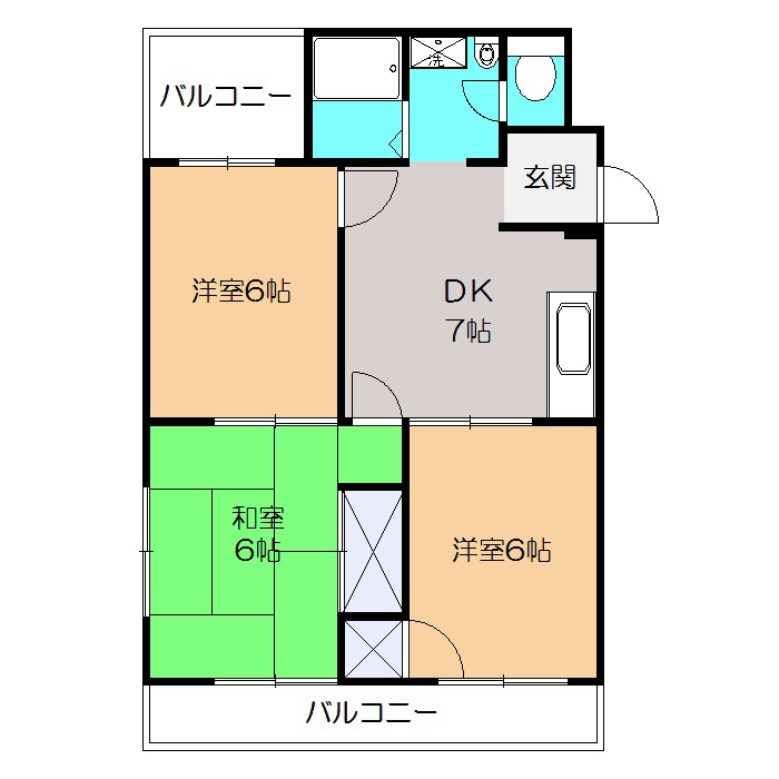 ビューテラス・タカハシの間取り