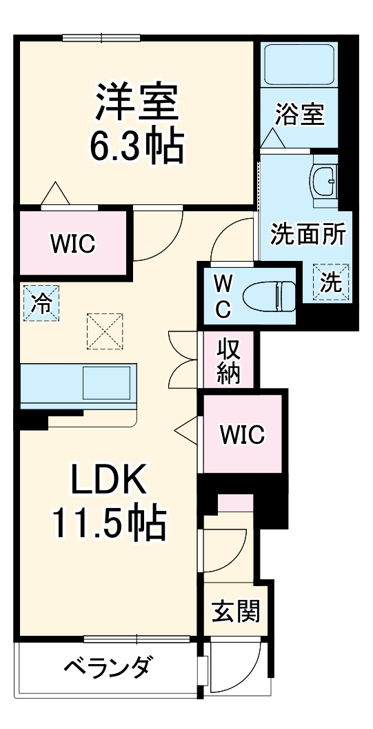 KAKINOKI TERRACEの間取り