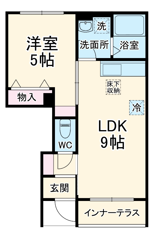 (仮)クレール カルムの間取り