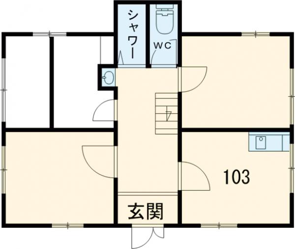 フレンズハウス(学生限定シェアハウス)の間取り