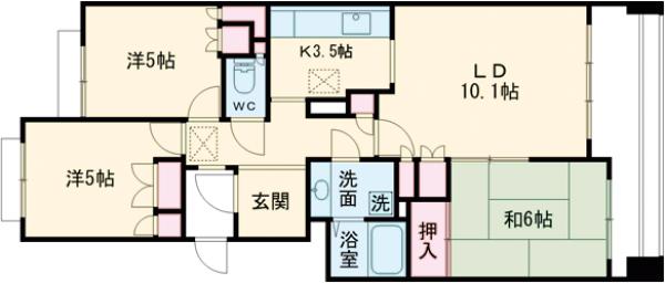 ハイセレサ田無本町シティタワーの間取り