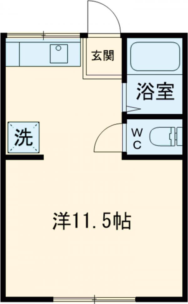 パラゼット中原の間取り