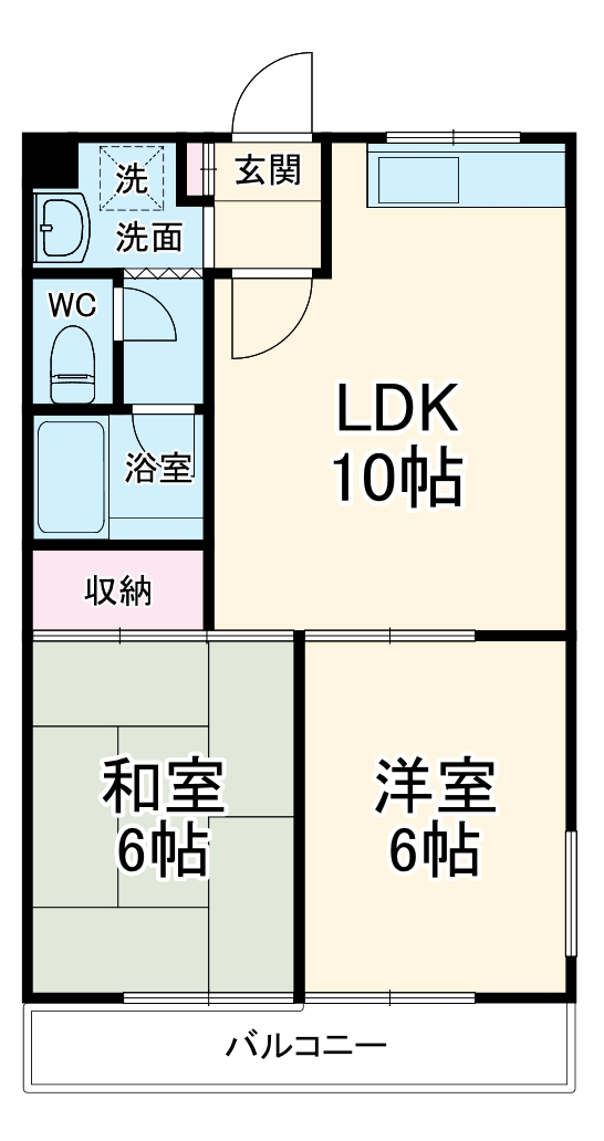久保田マンションの間取り