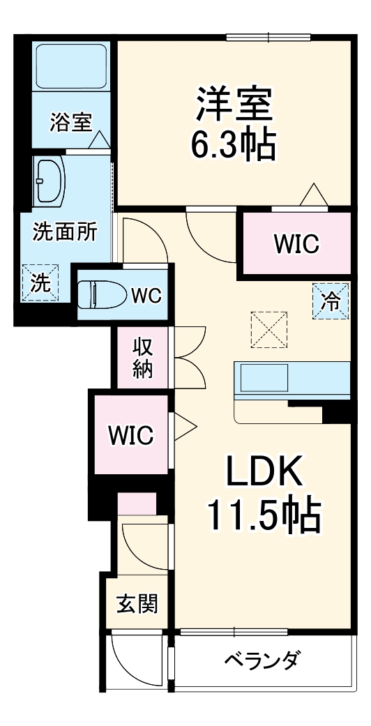 KAKINOKI TERRACEの間取り