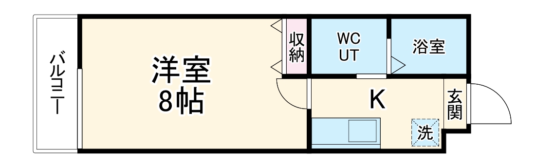 フォルビート五条の間取り