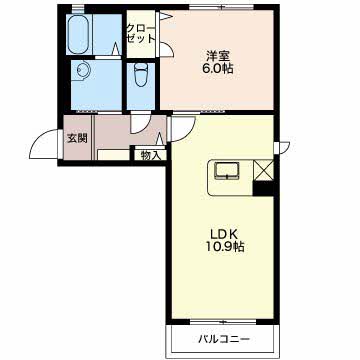 ヴェルドミールAの間取り
