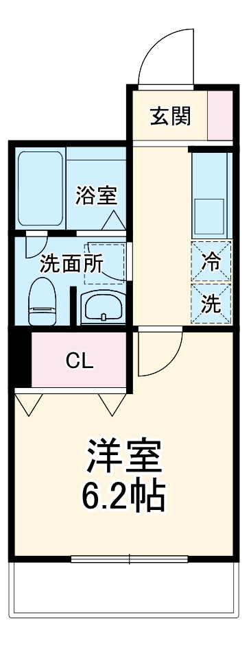 読売ランド前エスケーハウスの間取り