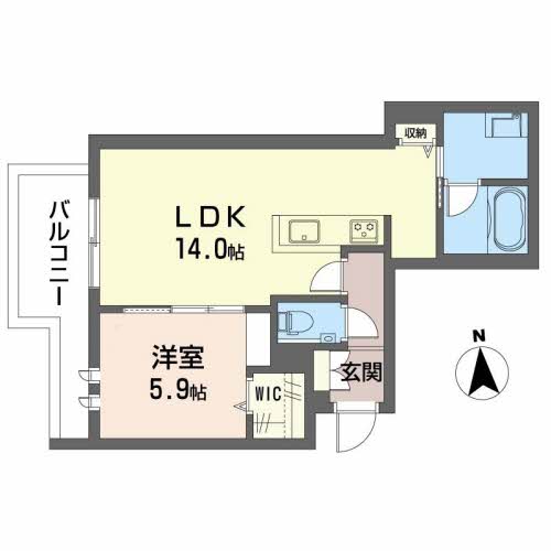 シャーメゾンステージ茜部本郷の間取り