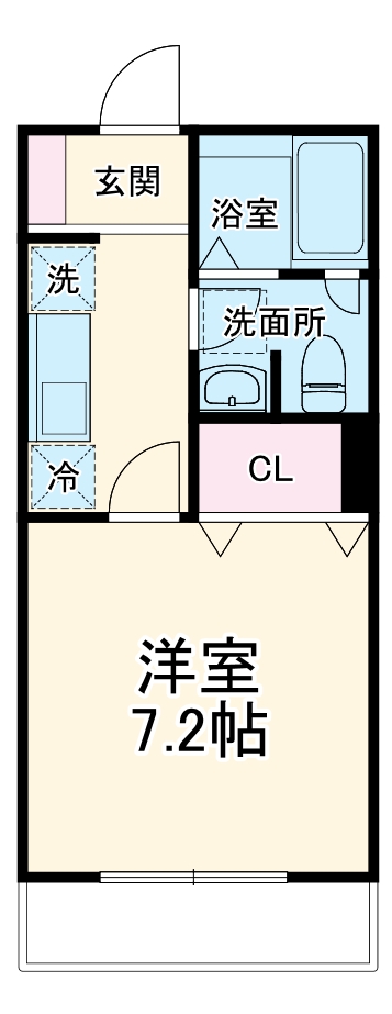 読売ランド前エスケーハウスの間取り