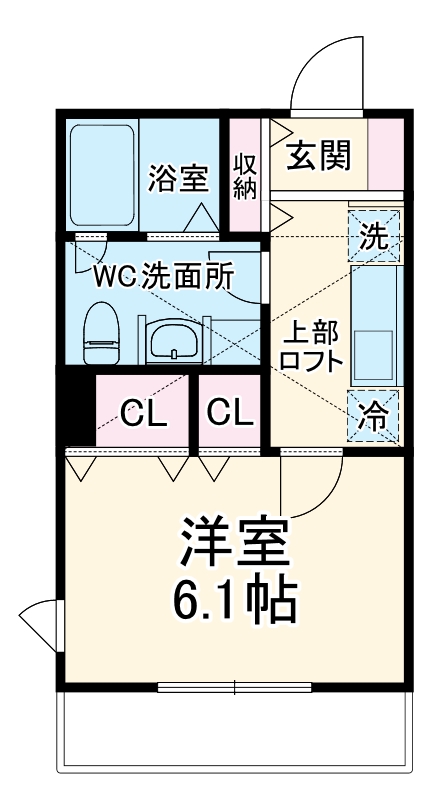 読売ランド前エスケーハウスの間取り
