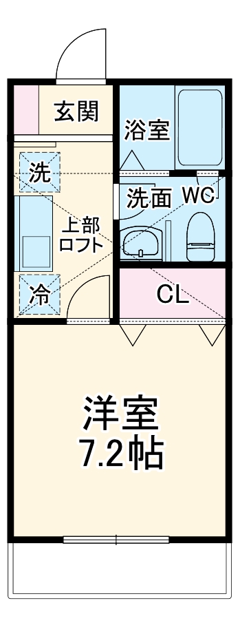 読売ランド前エスケーハウスの間取り