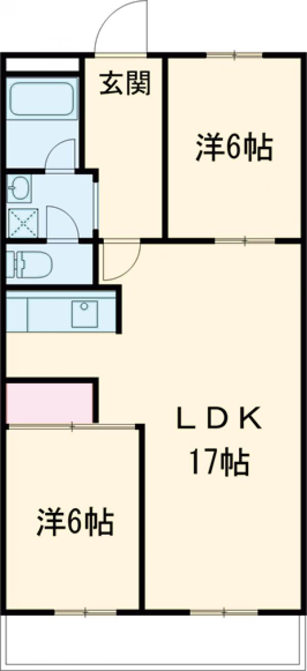 サンフローラ桂の間取り