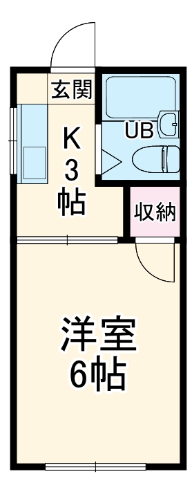 コーポ栄の間取り