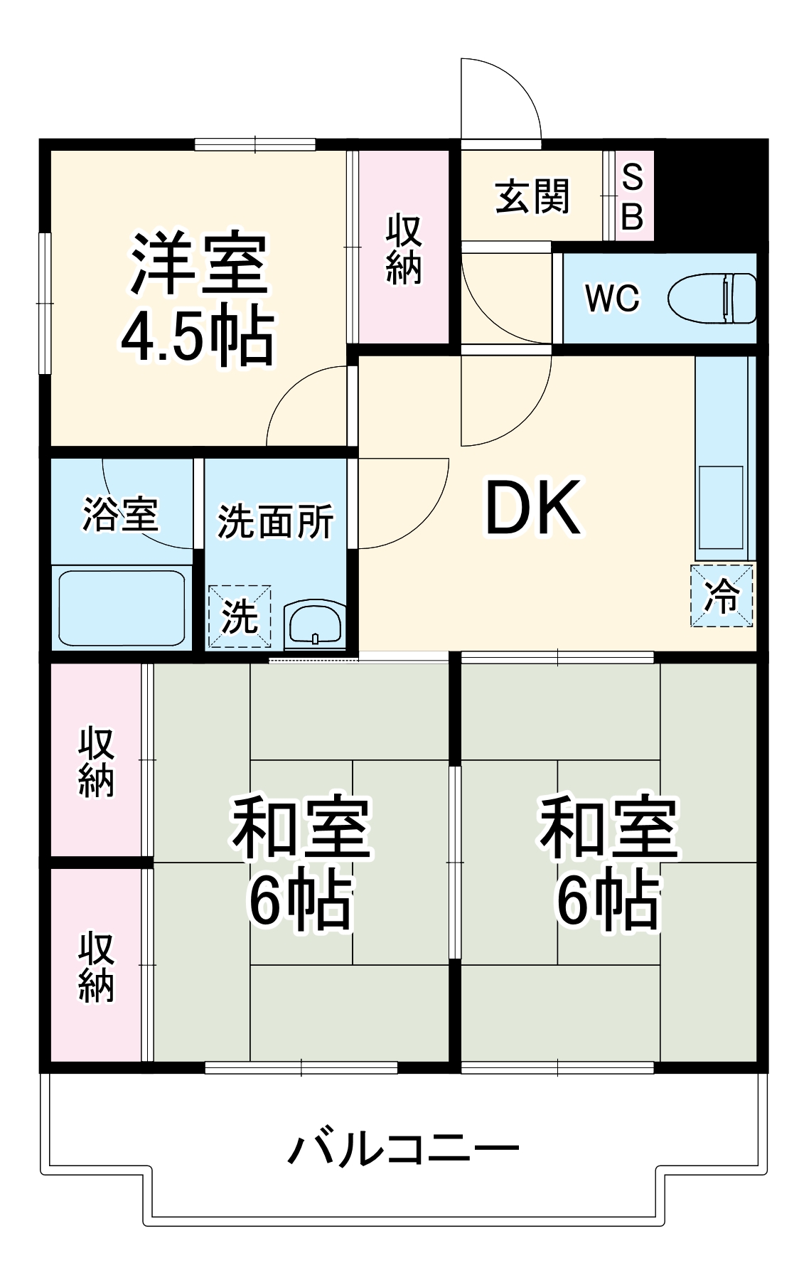 テラス大宮の間取り