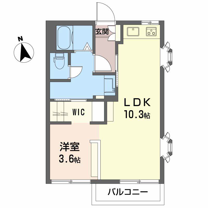 ヴィレッジSAKUMAの間取り