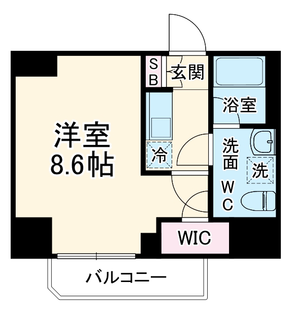 ジェノヴィア大師橋の間取り