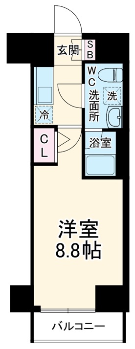 ジェノヴィア大師橋の間取り
