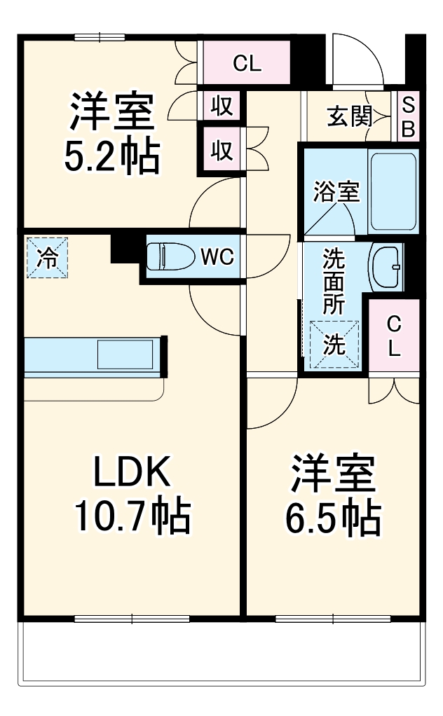 パークサイド藤沢の間取り