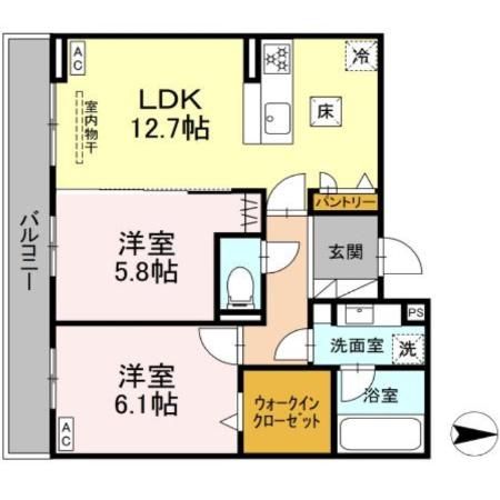 D-avance美合西町の間取り