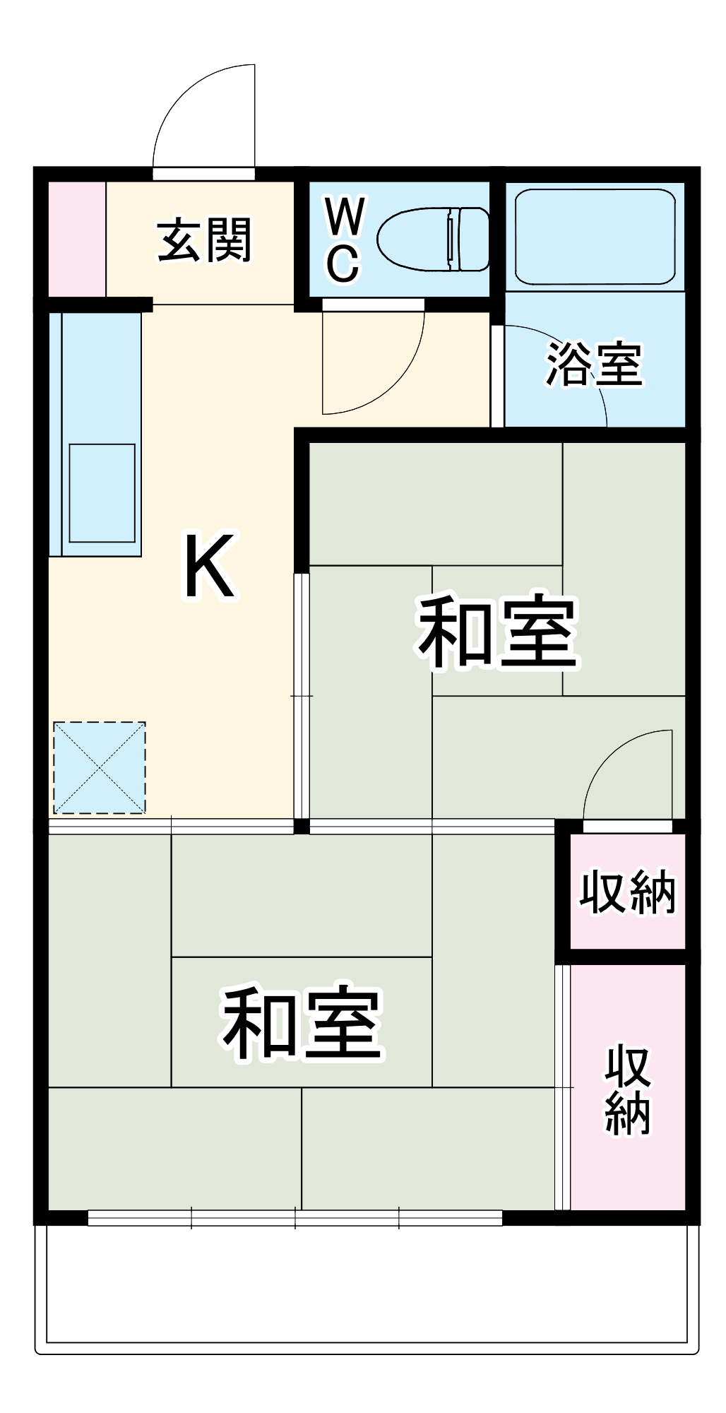 宇津木マンションの間取り