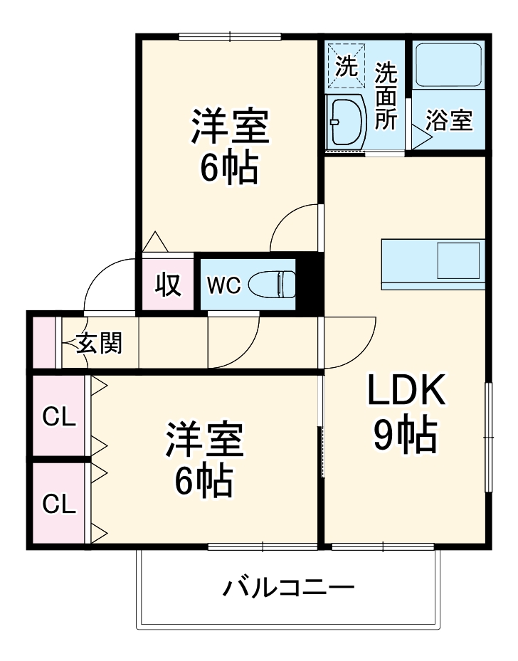 ベルフィオーレⅢFの間取り
