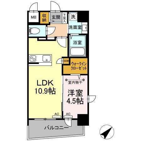 N-FLAT matsuyamaの間取り