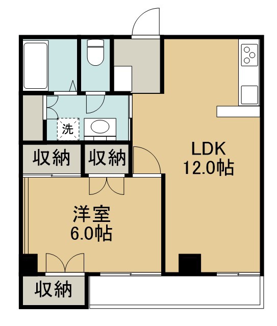 アーバニティハイツの間取り
