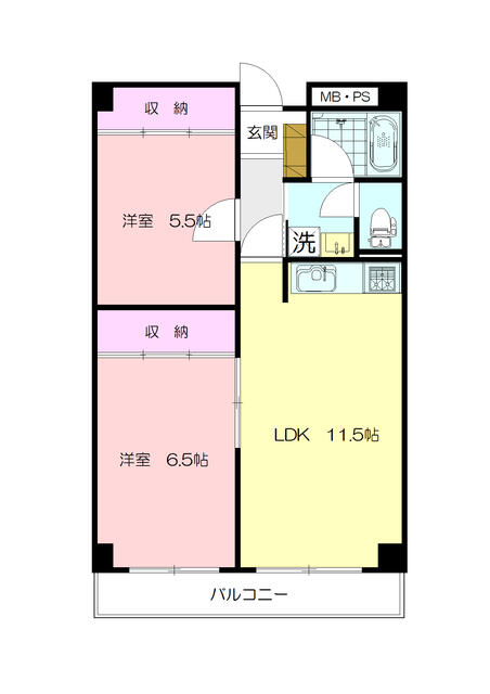 メゾン藤が丘の間取り